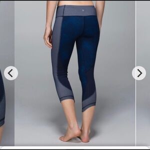 Lululemon Wunder Under Crop*Sashiko